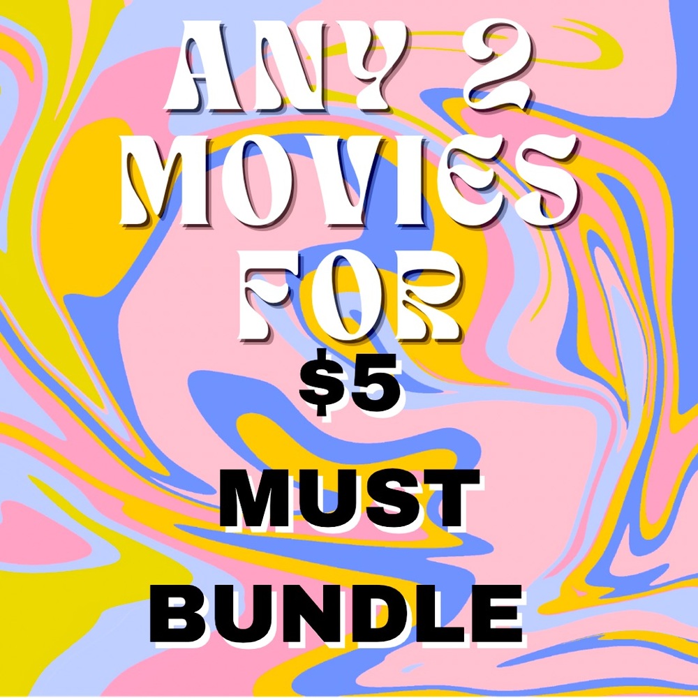 ANY 2 DVDs $5.00 MUST BUNDLE